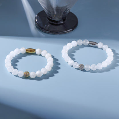 RUVÉL moonstone bracelets CZ #GoldCZ #SilverCZ