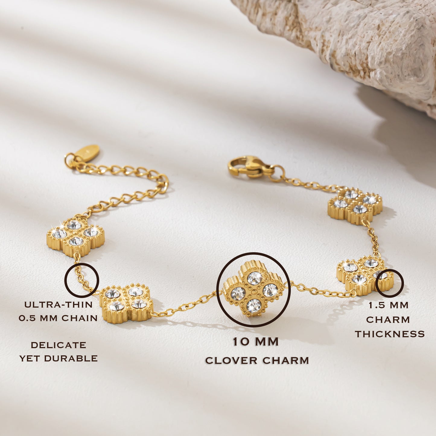 The Gold Flower Bracelet for Women
