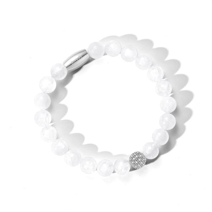RUVÉL moonstone bracelet silver CZ #SilverCZ