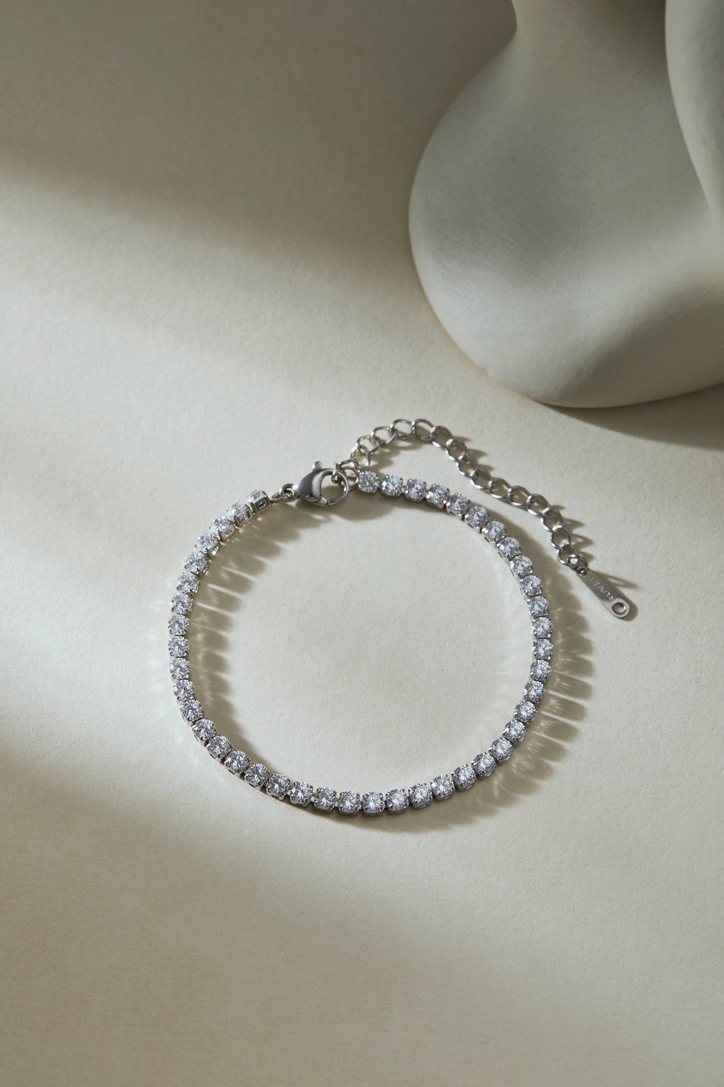 Silver Tennis Bracelet for Women