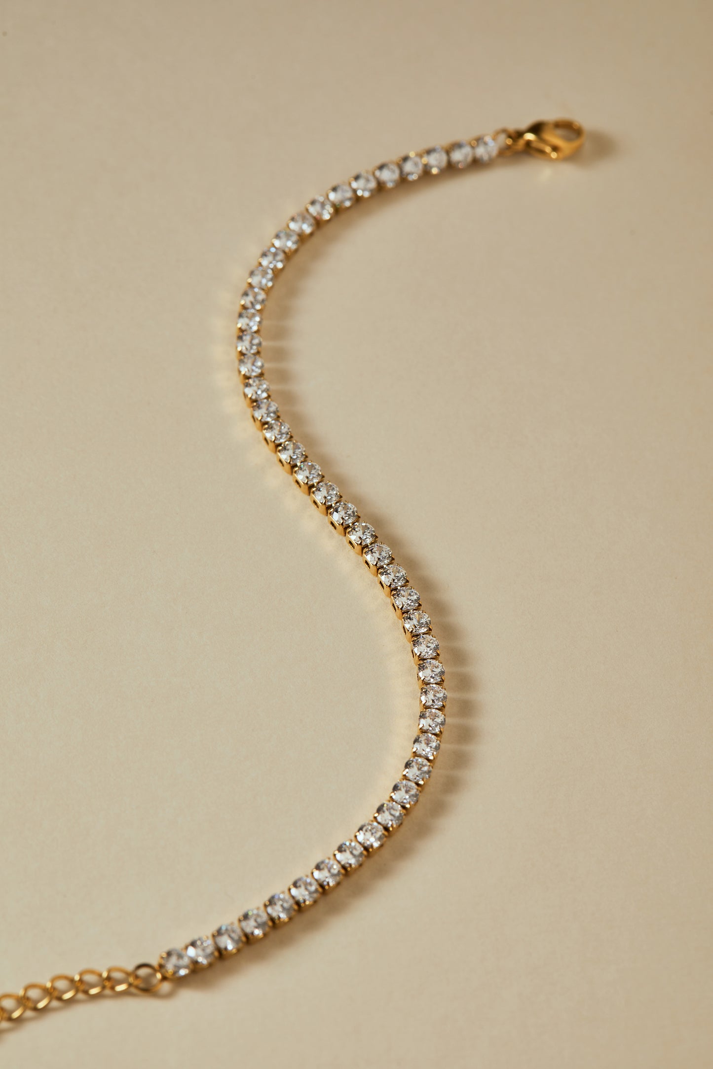 Gold Tennis Bracelet for Women