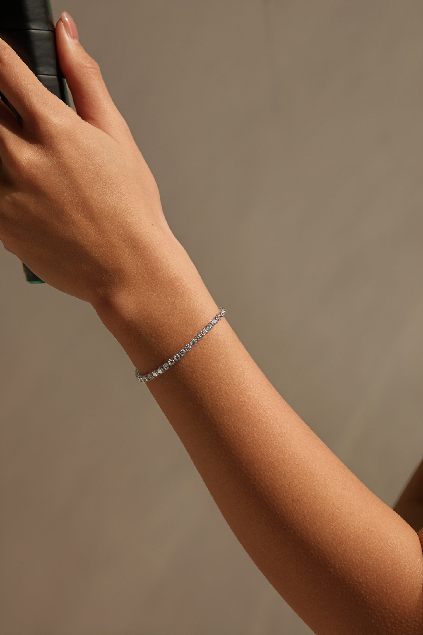 Silver Tennis Bracelet for Women