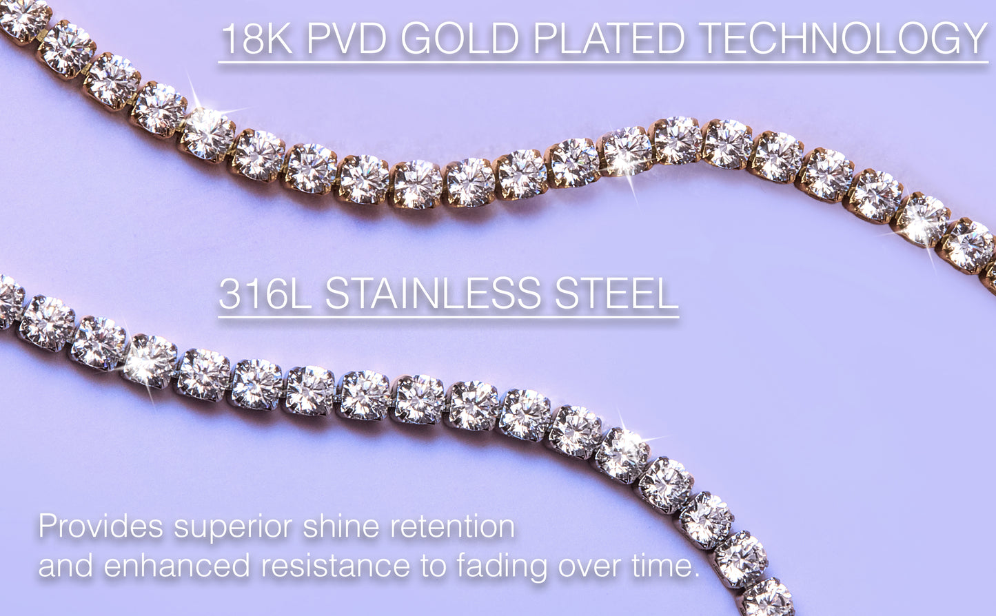 Gold Tennis Bracelet for Women