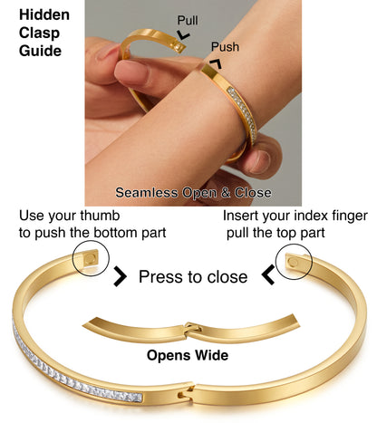 RUVÉL Signature Gold Bangle – view 6