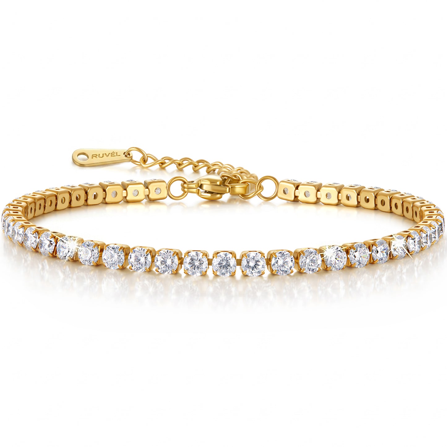 Gold Tennis Bracelet for Women