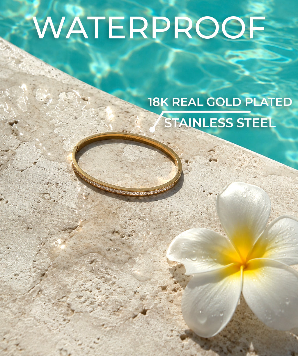 RUVÉL Signature Gold Bangle – view 9